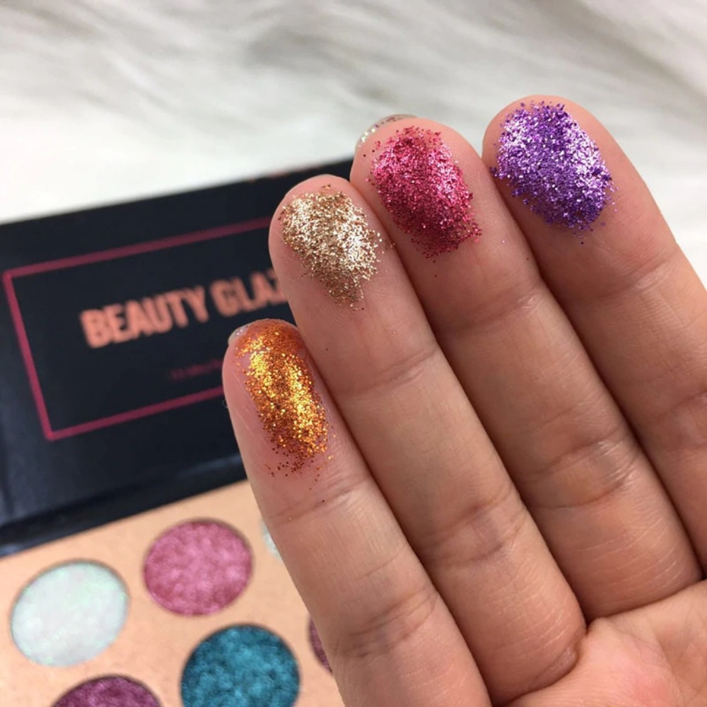 Pressed Glitter Eyeshadow Palette 15 Shades - Picture 6 of 6